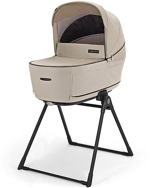 Inglesina Aptica System Quattro - Pashmina Beige - Stroller + Standup Cradle + Darwin Recline Car Seat Trio and Duo Strollers