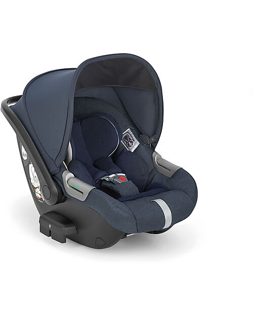 Inglesina Aptica System Quattro - Resort Blue - Stroller + Standup Cradle + Darwin Car Seat Trio and Duo Strollers