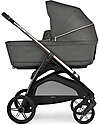 Inglesina Aptica System Quattro - Velvet Grey - All Season Seat + Open Up Cot + Standup + Darwin Recline Car Seat Trio and Duo Strollers