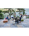 Inglesina Aptica System Quattro - Velvet Grey - Stroller + Standup Cradle + Darwin Recline Car Seat Trio and Duo Strollers