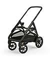 Inglesina Aptica XT Stroller - Magnet Gray - Total Black Frame - Includes Rain Cover Pushchairs