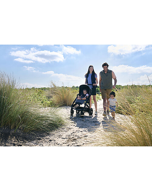 Inglesina Aptica XT System Duo - Canyon Grey - All Season Seat + Open Up Cot Trio and Duo Strollers