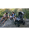 Inglesina Aptica XT System Duo - Canyon Grey - All Season Seat + Open Up Cot Trio and Duo Strollers