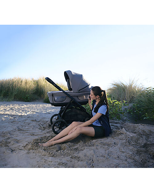 Inglesina Aptica XT System Duo - Canyon Grey - All Season Seat + Open Up Cot Trio and Duo Strollers