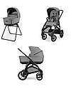 Inglesina Aptica XT System Duo Canyon Grey + Black Frame Trio and Duo Strollers