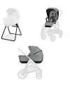 Inglesina Aptica XT System Duo - Canyon Grey - Seduta All Season + Culla Open Up Pushchairs