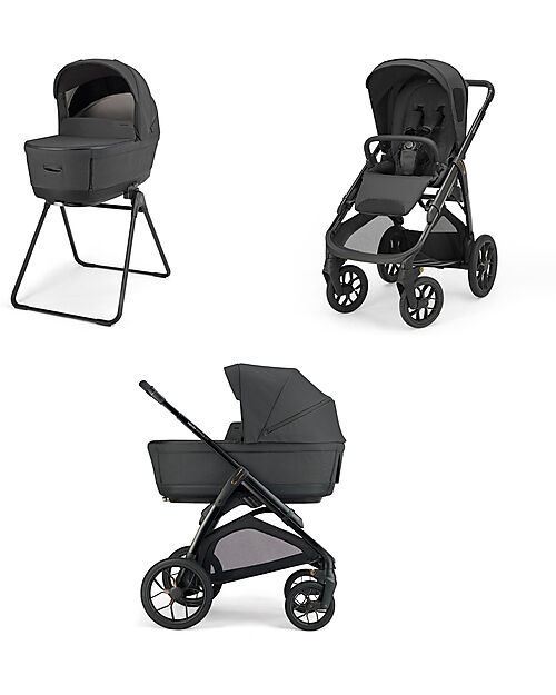 Inglesina Aptica XT System Duo Magnet Grey + Black Frame Trio and Duo Strollers
