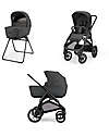 Inglesina Aptica XT System Duo Magnet Grey + Black Frame Trio and Duo Strollers