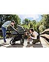 Inglesina Aptica XT System Duo - Taiga Green - All Season Seat + Open Up Cot Trio and Duo Strollers