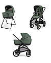 Inglesina Aptica XT System Duo Taiga Green + Black Frame Trio and Duo Strollers