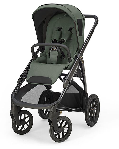 Inglesina Aptica XT System Duo - Taiga Green - Seduta All Season + Culla Open Up Pushchairs