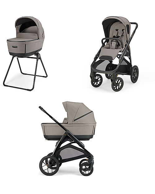 Inglesina Aptica XT System Duo Tundra Beige + Black Frame Trio and Duo Strollers