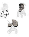 Inglesina Aptica XT System Duo - Tundra Beige - Seduta All Season + Culla Open Up Pushchairs
