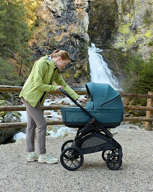 Inglesina Aptica XT System Quattro - Canyon Grey - All Season Seat + Open Up Cot + Standup + Darwin Car Seat Pushchairs