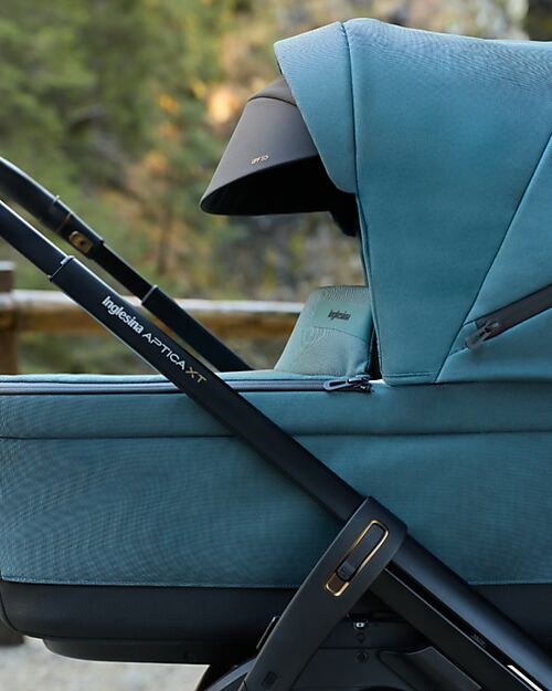 Inglesina Aptica XT System Quattro - Canyon Grey - All Season Seat + Open Up Cot + Standup + Darwin Car Seat Pushchairs