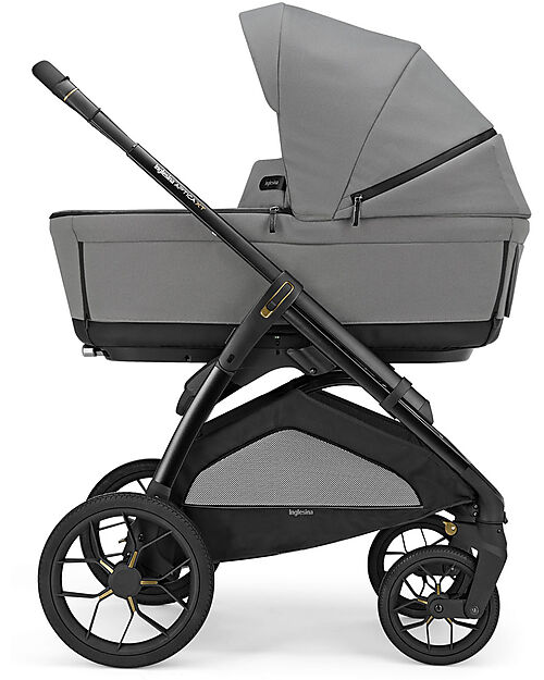 Inglesina Aptica XT System Quattro - Canyon Grey - All Season Seat + Open Up Cot + Standup + Darwin Car Seat Trio and Duo Strollers