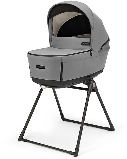 Inglesina Aptica XT System Quattro - Canyon Grey - All Season Seat + Open Up Cot + Standup + Darwin Recline Car Seat Trio and Duo Strollers
