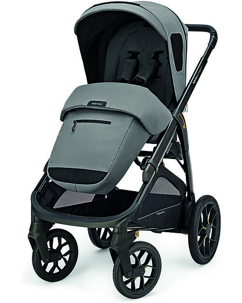 Inglesina Aptica XT System Quattro - Canyon Grey - All Season Seat + Open Up Cot + Standup + Darwin Recline Car Seat Trio and Duo Strollers