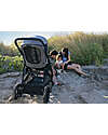 Inglesina Aptica XT System Quattro - Canyon Grey - Stroller + Standup Cradle + Darwin Recline Car Seat Trio and Duo Strollers