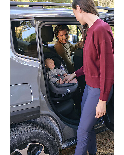 Inglesina Aptica XT System Quattro - Canyon Grey - Stroller + Standup Cradle + Darwin Recline Car Seat Trio and Duo Strollers