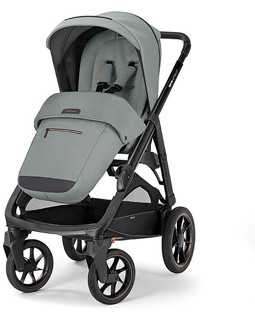 Inglesina Aptica XT System Quattro - Igloo Grey - Stroller + Standup Cradle + Darwin Recline Car Seat Trio and Duo Strollers