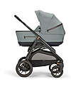 Inglesina Aptica XT System Quattro - Igloo Grey - Stroller + Standup Cradle + Darwin Recline Car Seat Trio and Duo Strollers