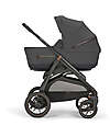 Inglesina Aptica XT System Quattro - Magnet Grey - Stroller + Standup Cradle + Darwin Recline Car Seat Trio and Duo Strollers