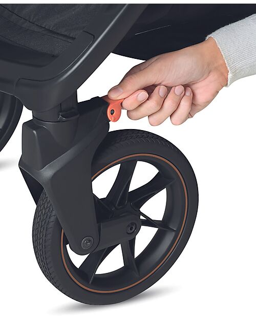 Inglesina Aptica XT System Quattro - Magnet Grey - Stroller + Standup Cradle + Darwin Recline Car Seat Trio and Duo Strollers