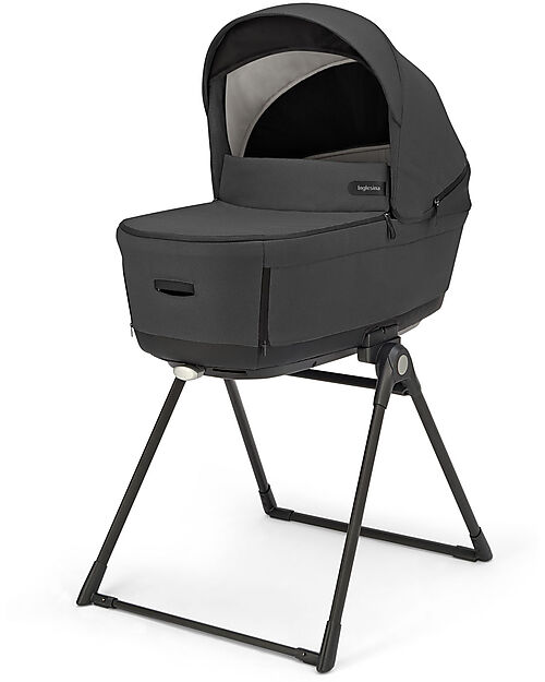 Inglesina Aptica XT System Quattro - Magnet Grey - Stroller + Standup Cradle + Darwin Recline Car Seat Trio and Duo Strollers