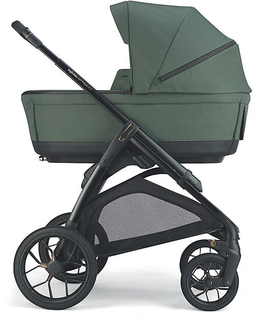Inglesina Aptica XT System Quattro - Taiga Green - All Season Seat + Open Up Cot + Standup + Darwin Car Seat Pushchairs