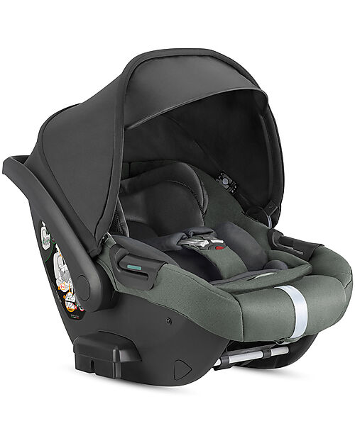 Inglesina Aptica XT System Quattro - Taiga Green - All Season Seat + Open Up Cot + Standup + Darwin Recline Car Seat Trio and Duo Strollers