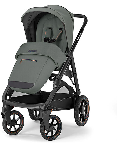 Inglesina Aptica XT System Quattro - Taiga Green - Stroller + Standup Cradle + Darwin Car Seat	 Trio and Duo Strollers
