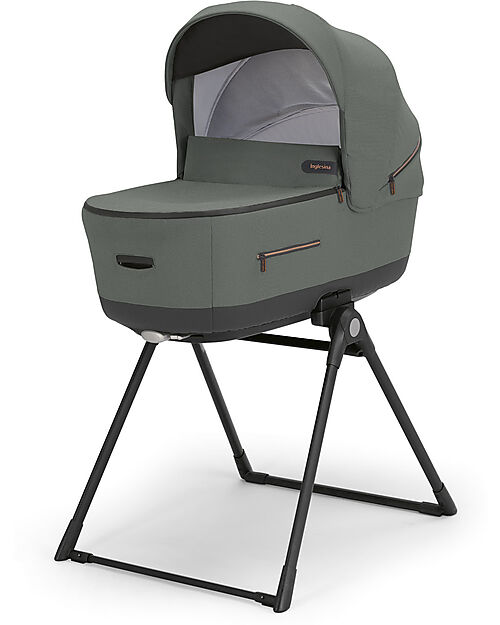Inglesina Aptica XT System Quattro - Taiga Green - Stroller + Standup Cradle + Darwin Car Seat	 Trio and Duo Strollers