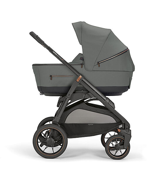 Inglesina Aptica XT System Quattro - Taiga Green - Stroller + Standup Cradle + Darwin Car Seat	 Trio and Duo Strollers