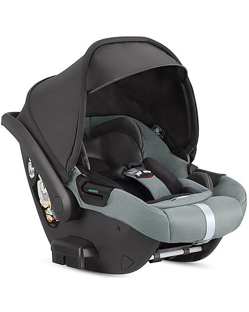 Inglesina Aptica XT System Trio - Igloo Gray - Stroller Seat + Standup Cradle + Darwin Infant Recline Car Seat Trio and Duo Strollers