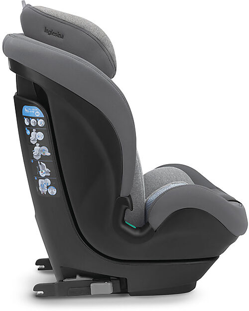 Inglesina Caboto i-Size Car Seat - Vulcan Black - from 15 Months up to 12 Years Car Seat Accessories