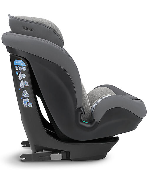 Inglesina Caboto i-Size Car Seat - Vulcan Black - from 15 Months up to 12 Years Car Seat Accessories