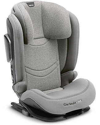 Inglesina Cartesio Car Seat I-Size - Moon Grey - from 3 to 12 years Car Seats Group 1/2/3