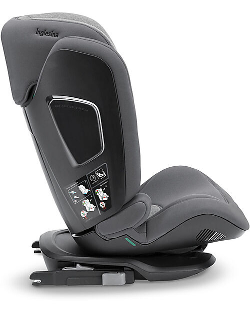Inglesina Cartesio Car Seat I-Size - Stone Grey - from 3 to 12 years Car Seats Group 1/2/3