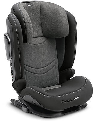 Inglesina Cartesio Car Seat I-Size - Vulcan Black - from 3 to 12 years Car Seats Group 1/2/3