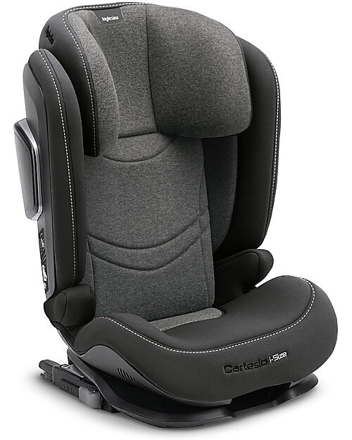 Inglesina Cartesio Car Seat I-Size - Vulcan Black - from 3 to 12 years Car Seats Group 2/3