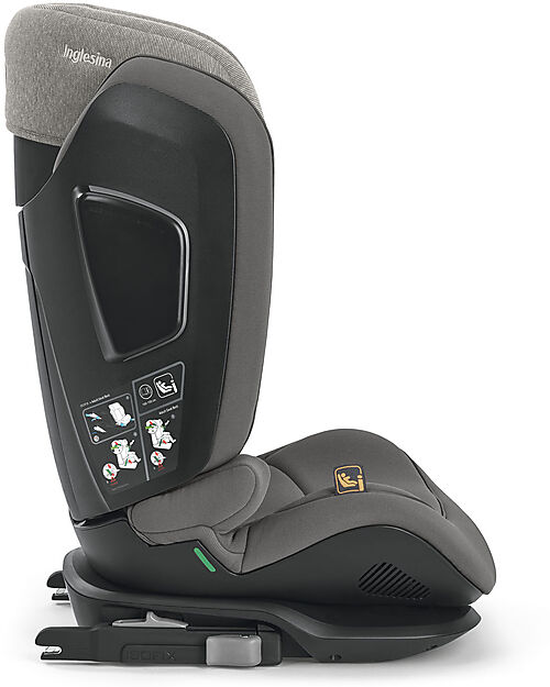 Inglesina Cartesio i-Size Car Seat - Stone Gray - from 3 to 12 years Car Seats Group 2/3