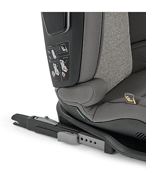Inglesina Cartesio i-Size Car Seat - Vulcan Black - from 3 to 12 years Car Seats Group 2/3