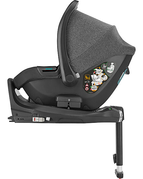Inglesina Darwin 360° i-Size Rotating Base - for Darwin Infant/Darwin Infant Recline and Darwin Next Stage i-Size Car Seats Car Seat Accessories