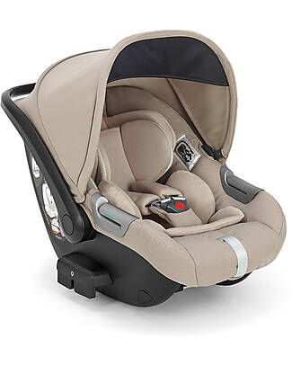 Inglesina Darwin Infant i-Size Car Seat - Aptica - Pashmina Beige - from Birth to 12 Months Car Seats Group 0+/1