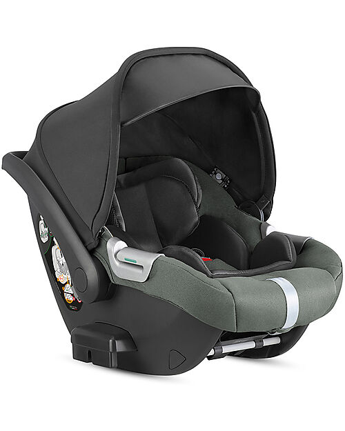 Inglesina Darwin Infant i-Size Car Seat - Aptica XT - Taiga Green - from Birth to 12 Months Car Seats Group 0+/1