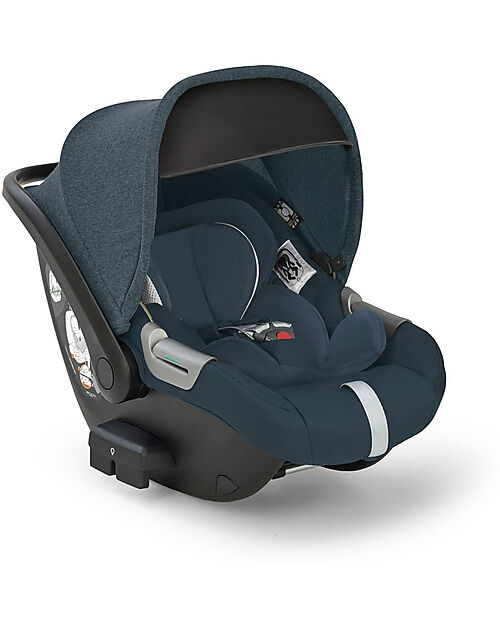 Inglesina Darwin Infant i-Size Car Seat - Electa - Hudson Blue - from Birth to 12 Months Car Seats Group 0+/1