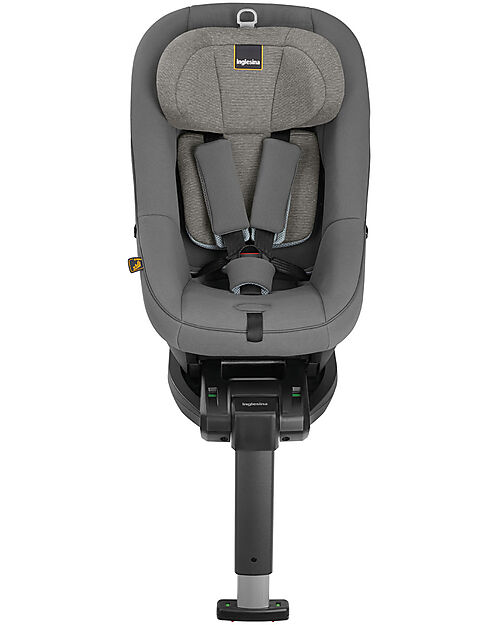 Inglesina Darwin Next Stage i-Size Car Seat - Stone Gray - from Birth to 4 Years Car Seats Group 0+/1