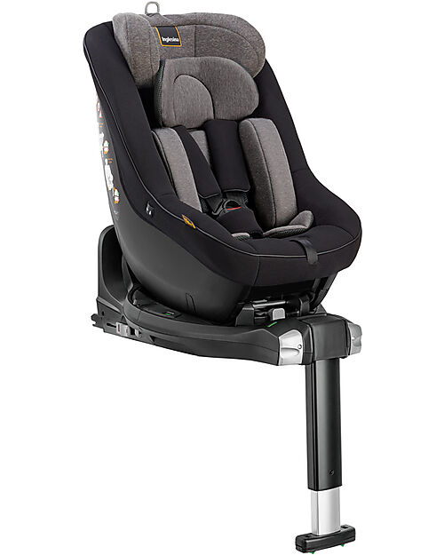 Inglesina Darwin Next Stage i-Size Car Seat - Vulcan Black - from Birth to 4 Years New Car Seats Group 0+/1