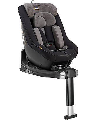 Inglesina Darwin Next Stage i-Size Car Seat - Vulcan Black - from Birth to 4 Years New Car Seats Group 0+/1